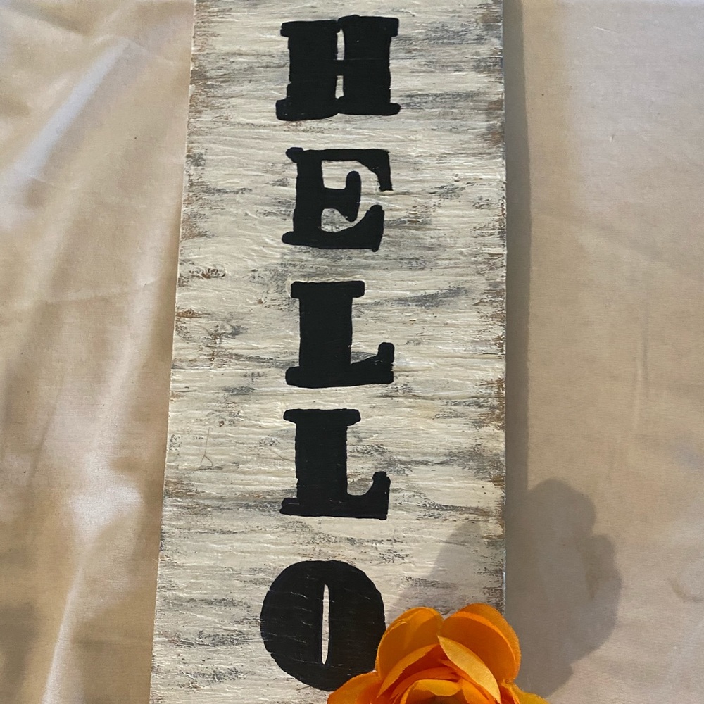 Hello sign